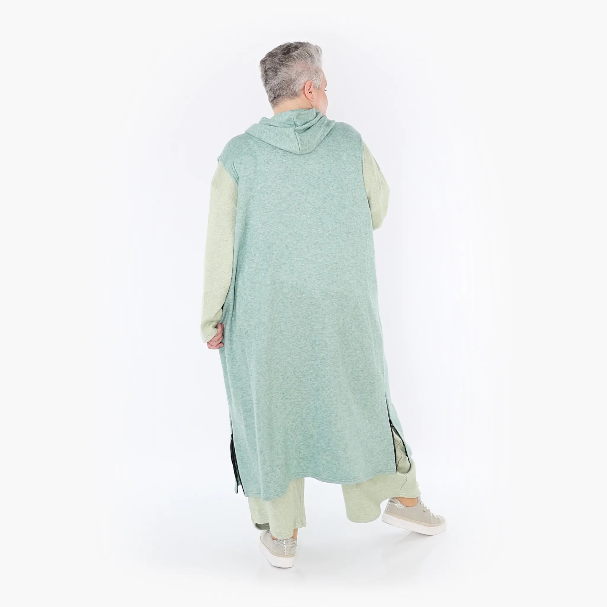 AKH Fashion Weste in gerader Form, aus Viskose, 1429.06879, Mint, Schick, Modern, Bequem