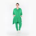  A-Form Jacke von AKH Fashion aus Materialmix, 1431.06970, Grün, Schick, Modern, Bequem