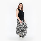  Ballonrock von AKH Fashion aus Materialmix, 1433.07559, Schwarz/Weiß, Schick, Modern