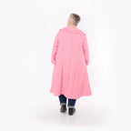  A-Form Mantel von AKH Fashion aus Materialmix, 1448.07034, Pink, Kariert, Schick, Modern
