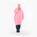  AKH Fashion Mantel in gerader Form, aus Materialmix, 1448.07035, Pink, Kariert, Schick