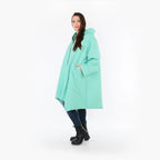 A-Form Mantel von AKH Fashion aus Materialmix, 1450.07043, Mintgrün, Jacquard, Schick