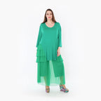  A-Form Bigshirt von AKH Fashion aus Materialmix, 1457.06862, Grün, Ausgefallen, Zeitlos