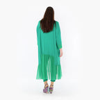  A-Form Kleid von AKH Fashion aus Materialmix, 1457.07048, Grün, Ausgefallen, Zeitlos