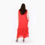  Ballonrock von AKH Fashion aus Materialmix, 1457.07049, Rot, Ausgefallen, Zeitlos, Schick