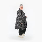  A-Form Cardigan von AKH Fashion aus Baumwolle, 1463.07040, Schwarz/Grau, Kariert, Schick