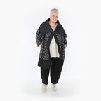  AKH Fashion Jacke in gerader Form, aus Baumwolle, 1464.07053, Schwarz/Grau, Raute, Schick