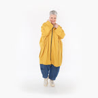  AKH Fashion Jacke in gerader Form, aus Baumwolle, 1465.07045, Honig, Ausgefallen, Zeitlos