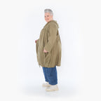  AKH Fashion Jacke in gerader Form, aus Baumwolle, 1465.07045, Pistazie, Ausgefallen