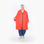  AKH Fashion Jacke in gerader Form, aus Baumwolle, 1465.07045, Rot, Ausgefallen, Zeitlos