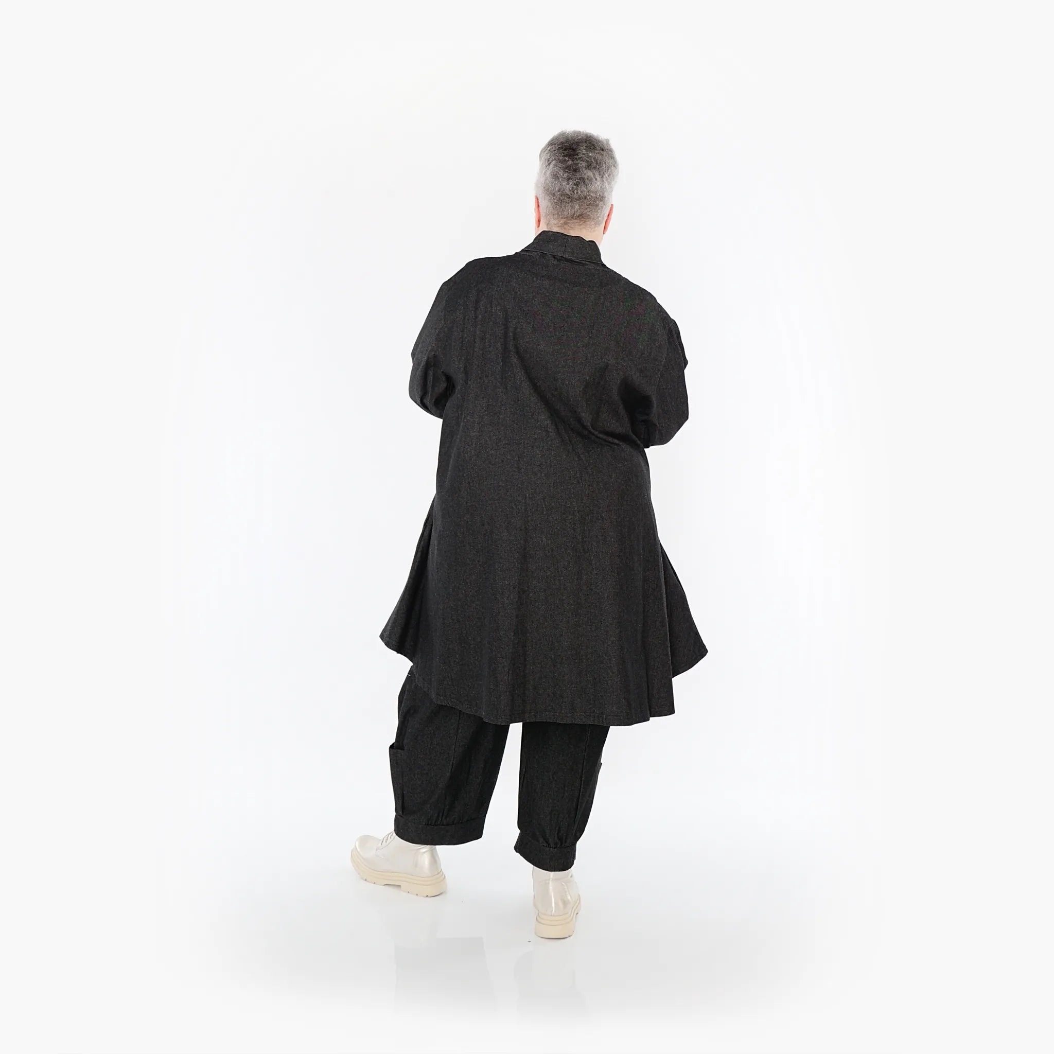  A-Form Cardigan von AKH Fashion aus Polyester, 1466.07040, Schwarz, Ausgefallen, Zeitlos