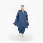  A-Form Cardigan von AKH Fashion aus Polyester, 1466.07040, Jeansblau, Ausgefallen, Zeitlos