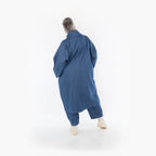  AKH Fashion Mantel in gerader Form, aus Polyester, 1466.07041, Jeansblau, Ausgefallen
