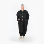  AKH Fashion Mantel in gerader Form, aus Polyester, 1466.07041, Schwarz, Ausgefallen
