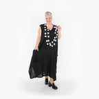 A-Form Kleid von AKH Fashion aus Viskose, 1468.07056, Schwarz, Ausgefallen, Zeitlos