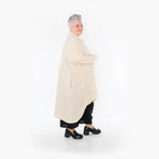  A-Form Mantel von AKH Fashion aus Viskose, 1468.07057, Beige, Ausgefallen, Zeitlos, Schick