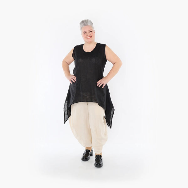  Ballonhose von AKH Fashion aus Viskose, 1468.08069, Beige, Ausgefallen, Zeitlos, Schick