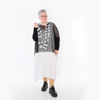  AKH Fashion Bigshirt in kastiger Form, aus Viskose, 1474.06721, Schwarz, Ausgefallen, Zeitlos