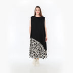  A-Form Tunika von AKH Fashion aus Baumwolle, 1478.07073, Schwarz/Ecru, Ausgefallen, Schick