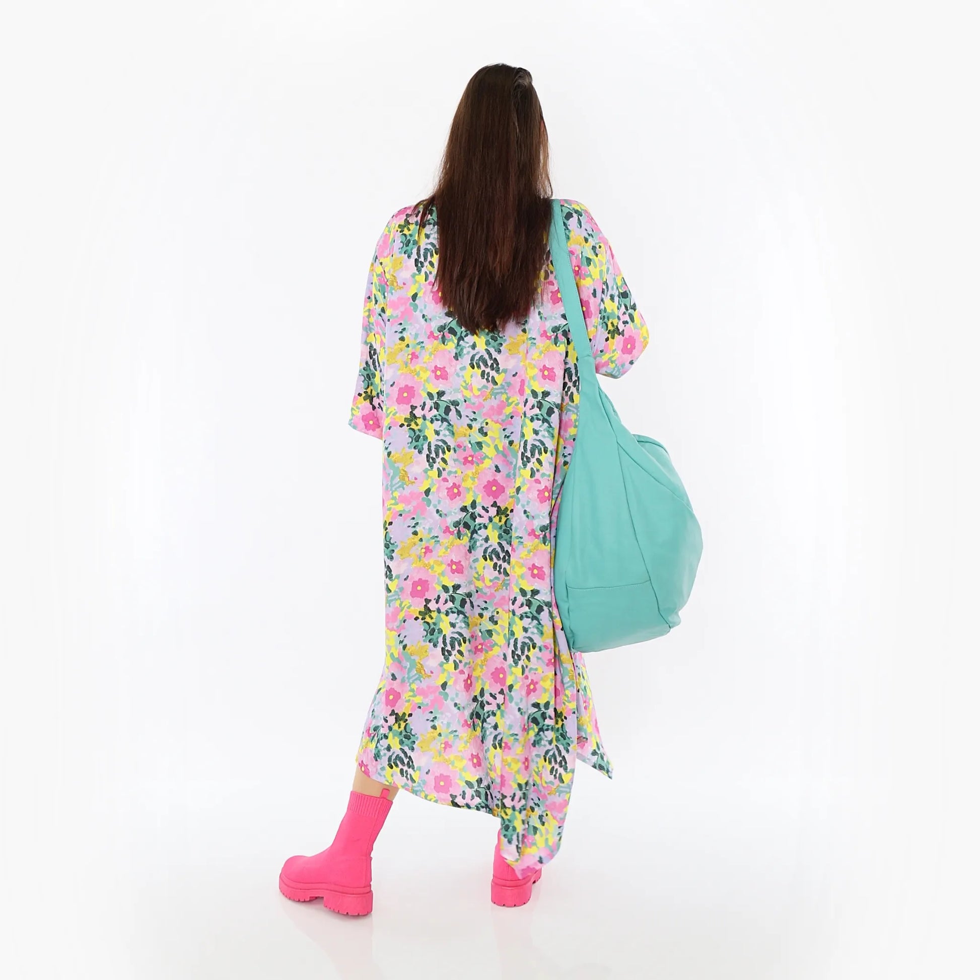  Ballonkleid von AKH Fashion aus Viskose, 1479.01927, Multicolor, Blumen, Ausgefallen