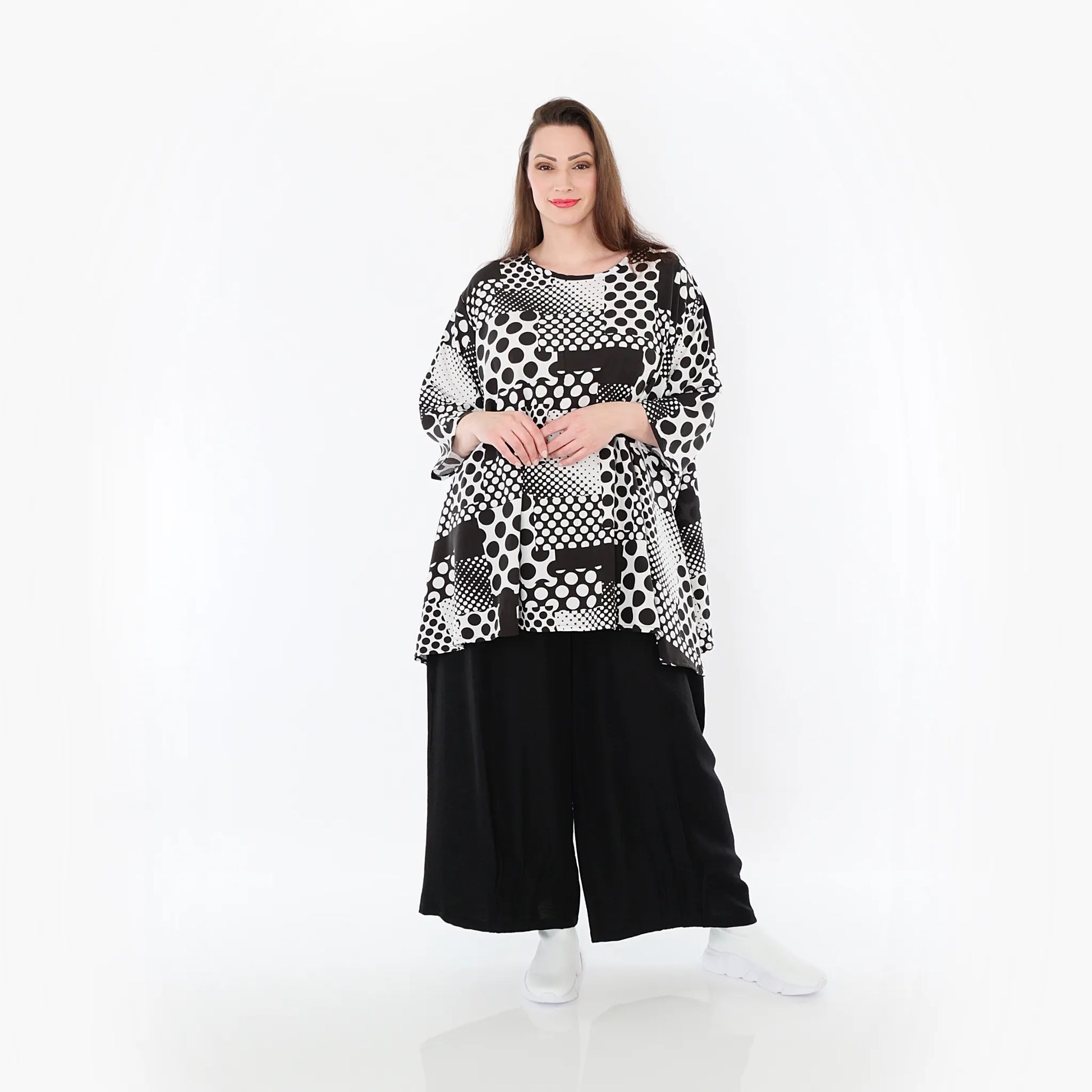  Ballonhose von AKH Fashion aus Baumwolle, 1477.07070, Schwarz, Ausgefallen, Zeitlos