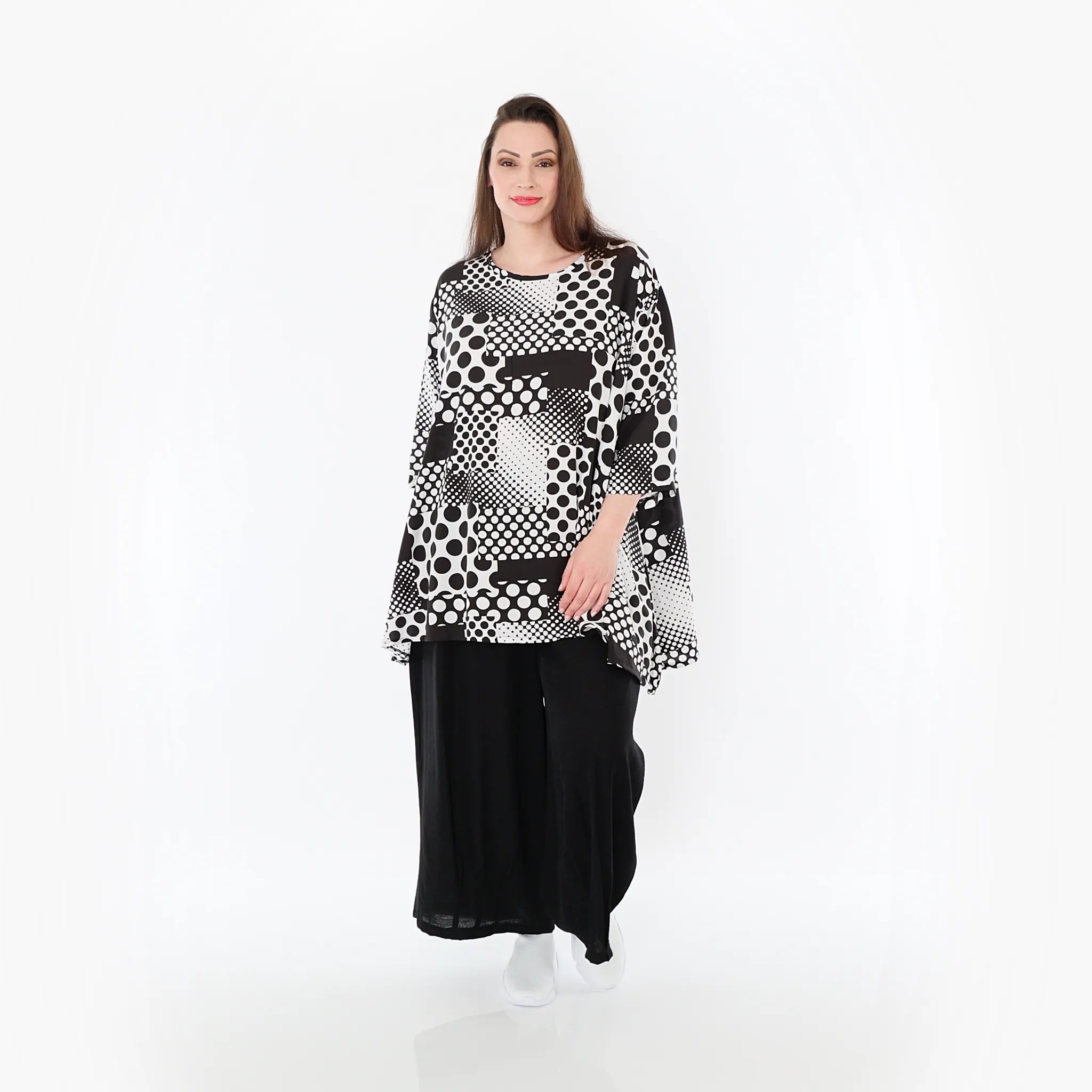  Ballonhose von AKH Fashion aus Baumwolle, 1477.07070, Schwarz, Ausgefallen, Zeitlos