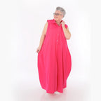  Ballon Weste von AKH Fashion aus Baumwolle, 1482.07066, Fuchsia, Ausgefallen, Zeitlos