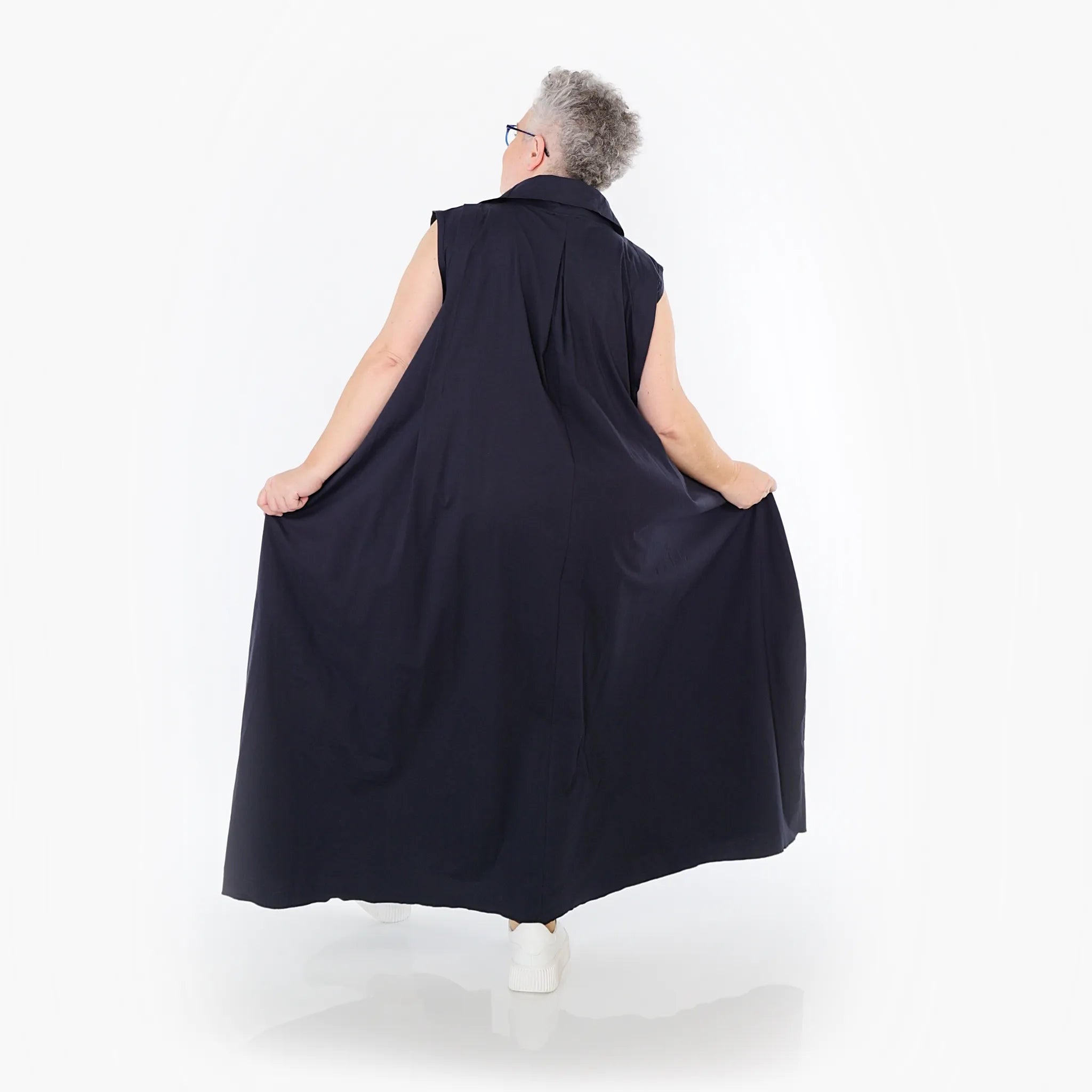  Ballon Weste von AKH Fashion aus Baumwolle, 1482.07066, Marine, Ausgefallen, Zeitlos