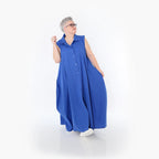  Ballon Weste von AKH Fashion aus Baumwolle, 1482.07066, Royalblau, Ausgefallen, Zeitlos
