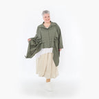  Ballonrock von AKH Fashion aus Baumwolle, 1482.07081, Beige, Ausgefallen, Zeitlos, Schick