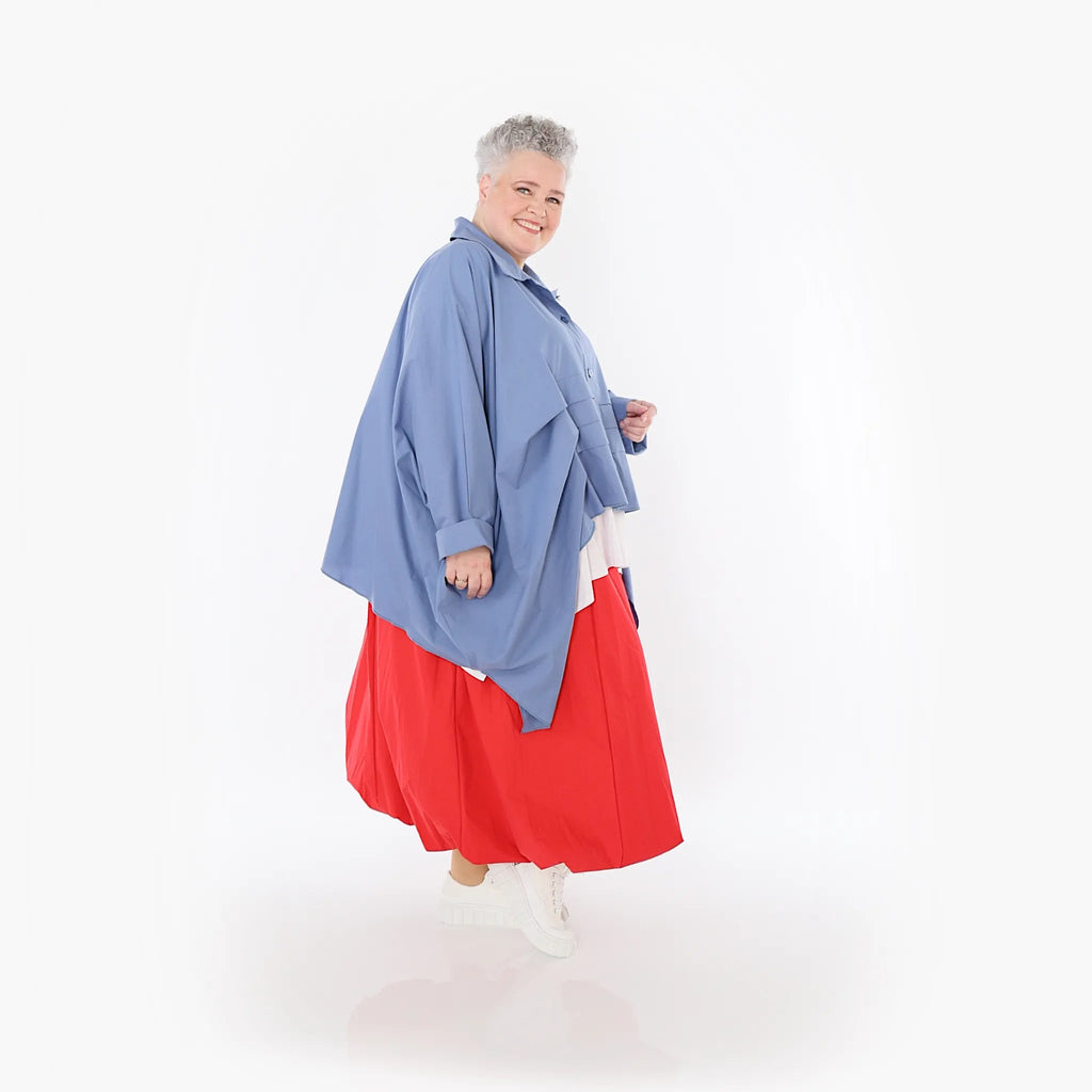  Ballonrock von AKH Fashion aus Baumwolle, 1482.07081, Rot, Ausgefallen, Zeitlos, Schick