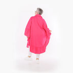  AKH Fashion Bluse in gerundeter Form, aus Baumwolle, 1482.07085, Fuchsia, Ausgefallen