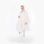  AKH Fashion Bluse in gerundeter Form, aus Baumwolle, 1482.07085, Weiß, Ausgefallen, Schick
