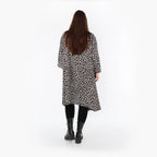 A-Form Bigshirt von AKH Fashion aus Materialmix, 1496.02666, Grau/Schwarz/Blau, Leopard