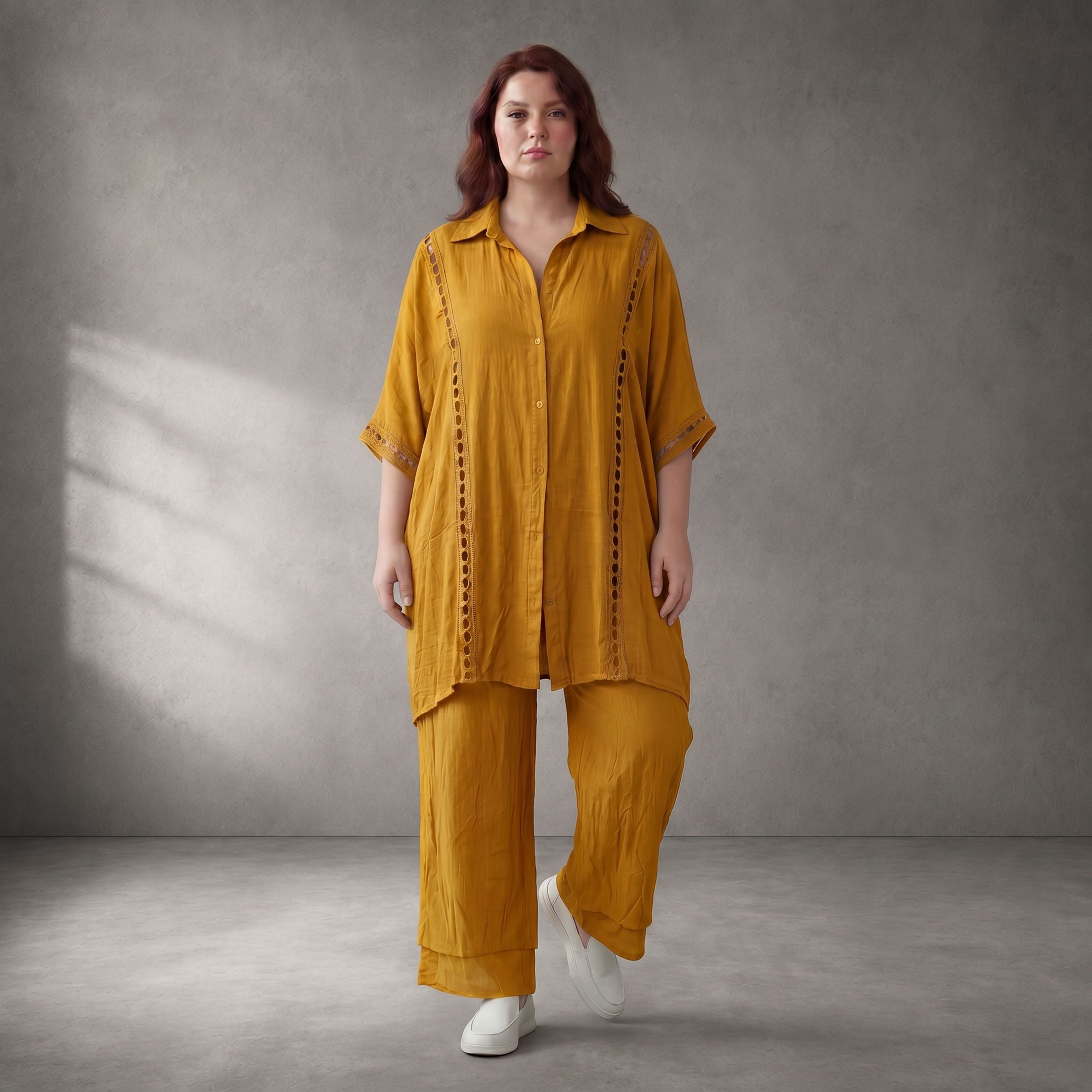 Funky Diva · Bluse · F939 · Gelb