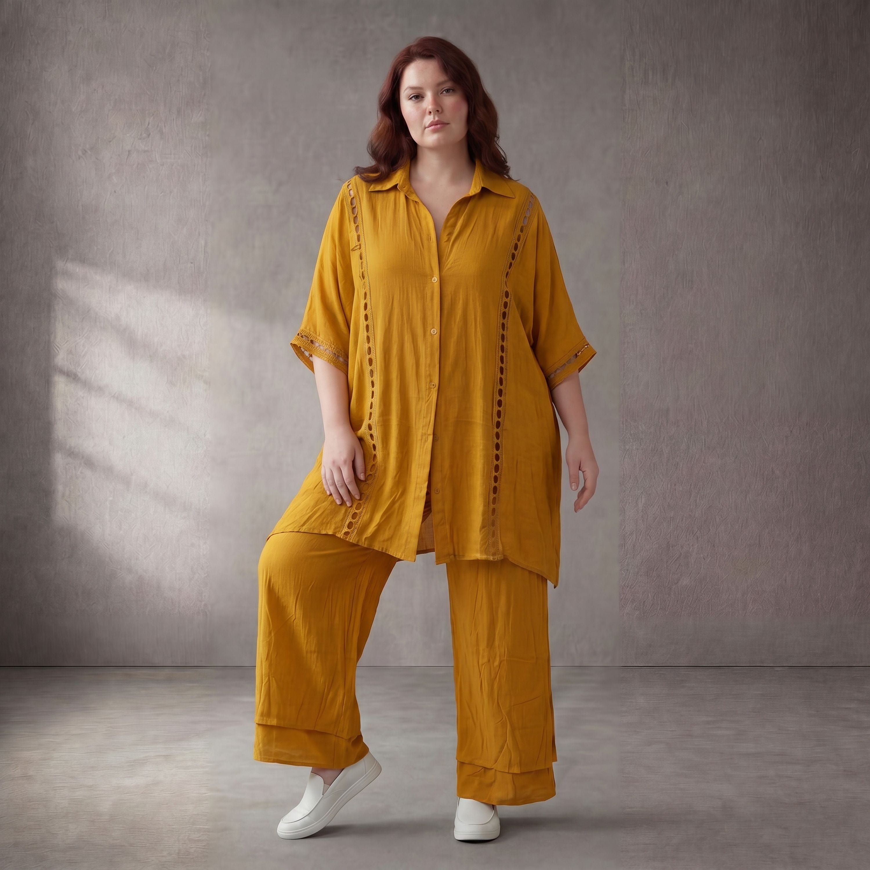 Funky Diva · Bluse · F939 · Gelb