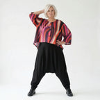 Haremshose von AKH Fashion aus Viskose, ausgefallene, zeitlose Lagenlook Mode