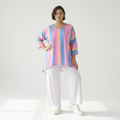 A-Form Shirt von AKH Fashion aus Baumwolle, ausgefallene, zeitlose Lagenlook Mode