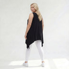 Zipfel Top von AKH Fashion aus Viskose, ausgefallene, zeitlose Lagenlook Mode