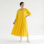 Ballonkleid von AKH Fashion aus Materialmix, ausgefallene, zeitlose Lagenlook Mode