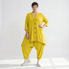 A-Form Jacke von AKH Fashion aus Materialmix, ausgefallene, zeitlose Lagenlook Mode