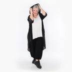 Ballonhose von AKH Fashion aus Materialmix, 1431.05920, Schwarz, Ausgefallen, Zeitlos