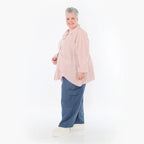  AKH Fashion Hose in gerader Form, aus Viskose, 1490.07076, Azurblau, Ausgefallen, Zeitlos