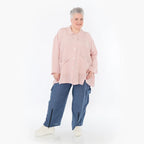  AKH Fashion Hose in gerader Form, aus Viskose, 1490.07076, Azurblau, Ausgefallen, Zeitlos