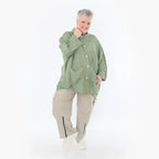  AKH Fashion Hose in gerader Form, aus Viskose, 1490.07076, Beige, Ausgefallen, Zeitlos