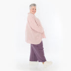  AKH Fashion Hose in gerader Form, aus Viskose, 1490.07076, Pflaume, Ausgefallen, Zeitlos