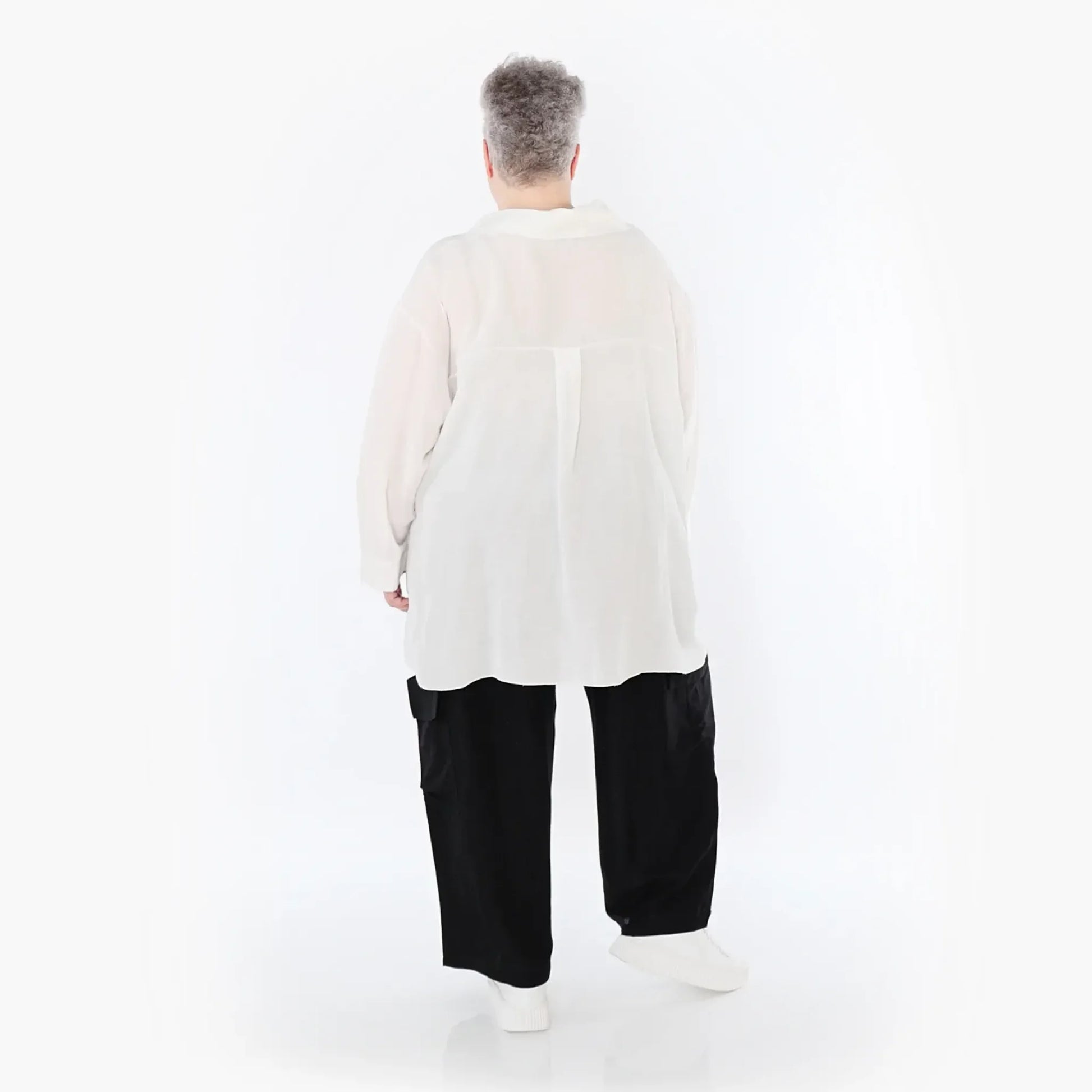  AKH Fashion Hose in gerader Form, aus Viskose, 1490.07076, Schwarz, Ausgefallen, Zeitlos