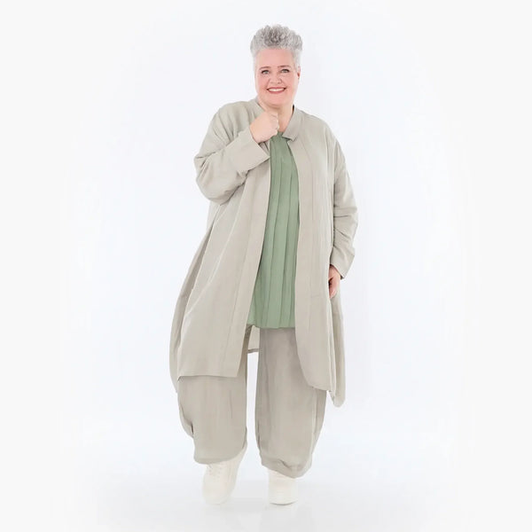  Ballon Cardigan von AKH Fashion aus Viskose, 1490.07094, Beige, Ausgefallen, Zeitlos