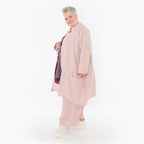 Ballon Cardigan von AKH Fashion aus Viskose, 1490.07094, Mauve, Ausgefallen, Zeitlos