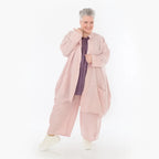 Ballon Cardigan von AKH Fashion aus Viskose, 1490.07094, Mauve, Ausgefallen, Zeitlos